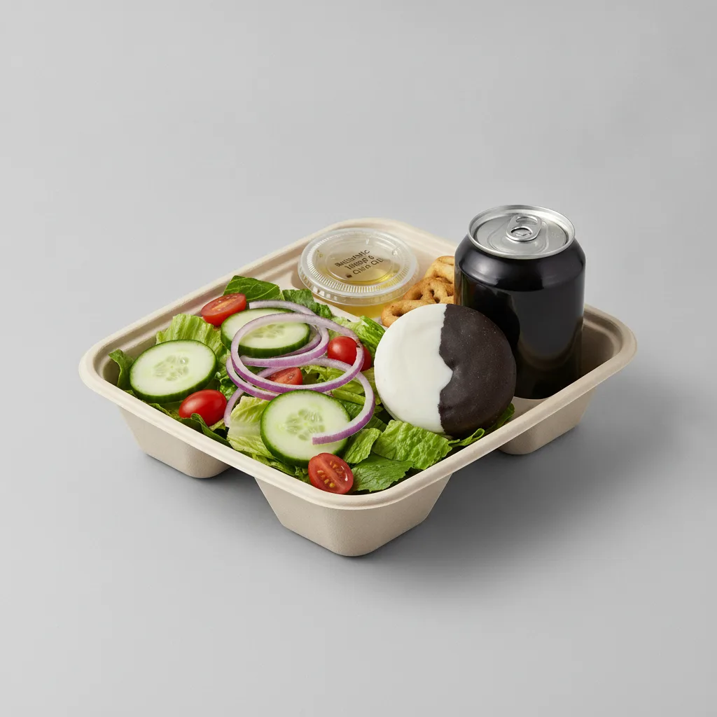 Garden Salad Boxed Lunch — Balsamic Vinegar & Olive Oil / Black & White Cookie / Regular Soda Garden Salad Boxed Lunch — Balsamic Vinegar & Olive Oil / Black & White Cookie / Regular Soda