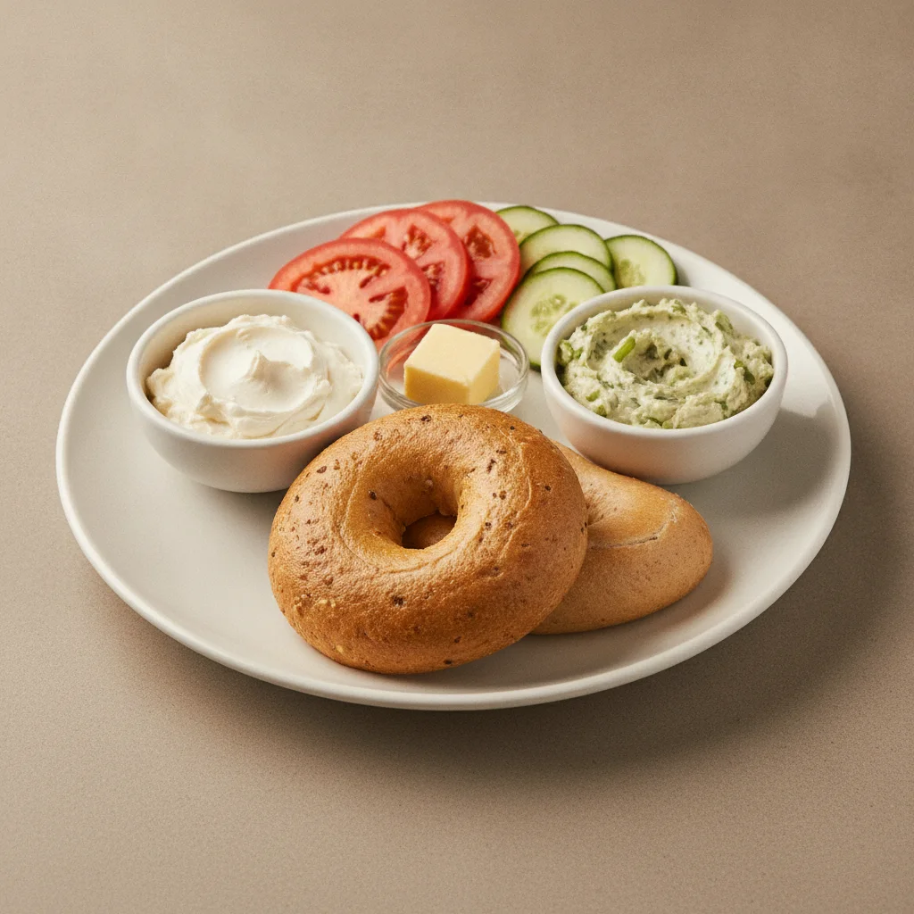 GF Bagels and Schmears - Bagels with Plain and Scallion Cream Cheese GF Bagels and Schmears - Bagels with Plain and Scallion Cream Cheese