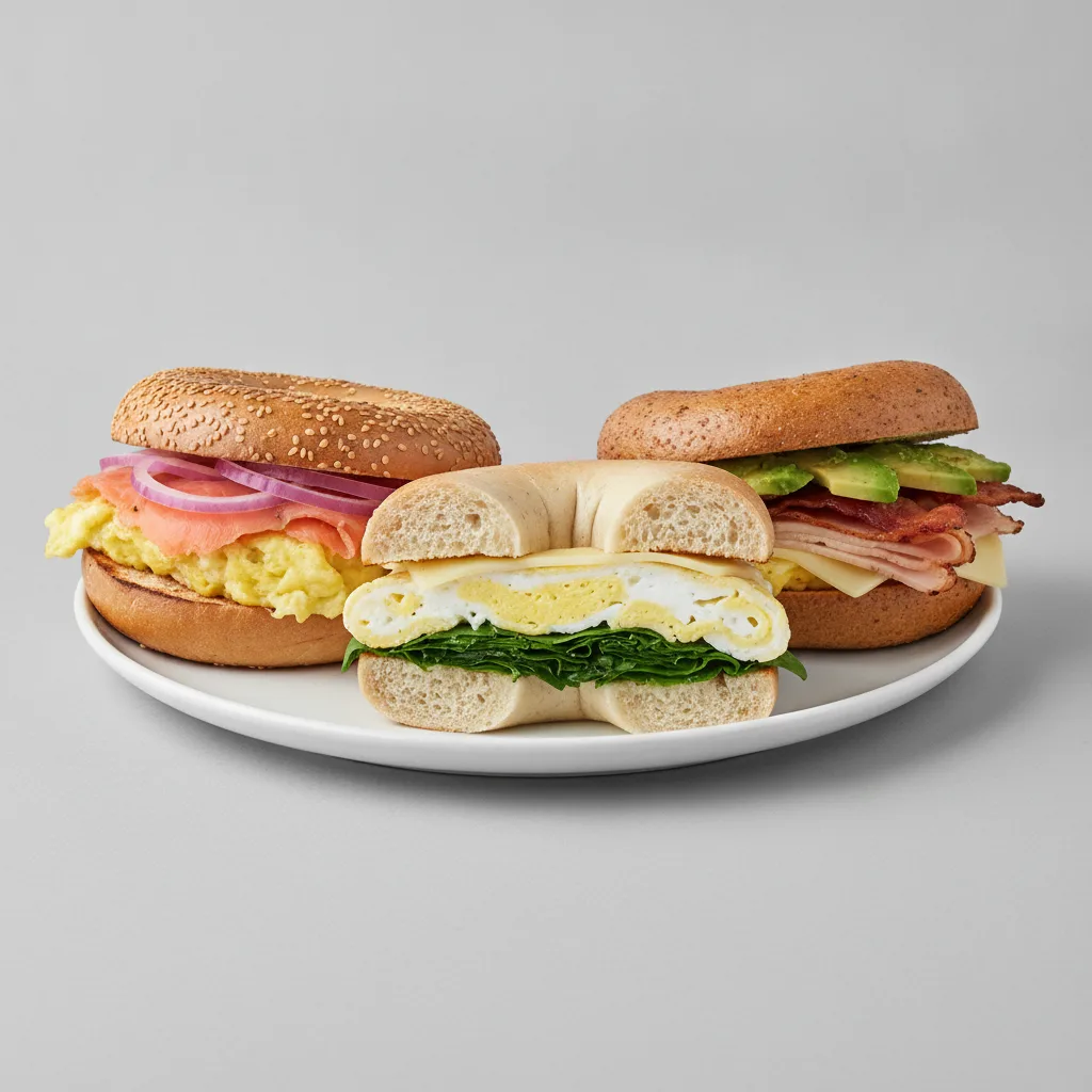 Breakfast Bagel Sandwich Platter - Leo, Lexington, Columbus Breakfast Bagel Sandwich Platter - Leo, Lexington, Columbus