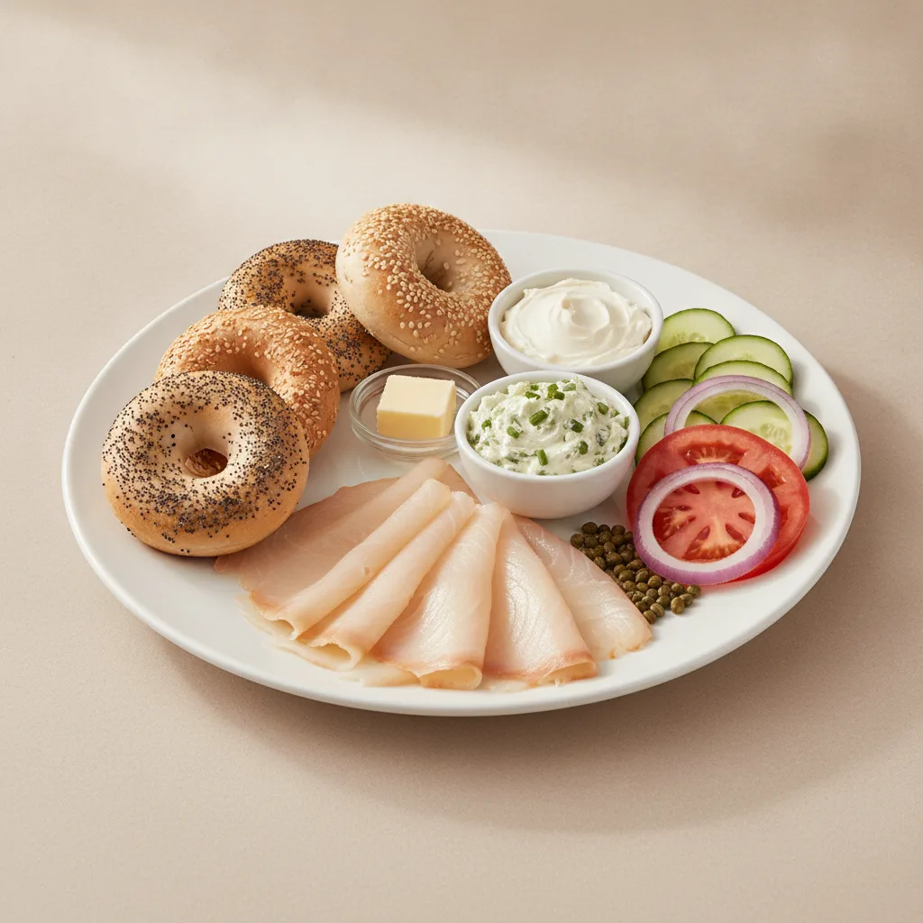 Small Bagels and Lox - Belly Lox Small Bagels and Lox - Belly Lox