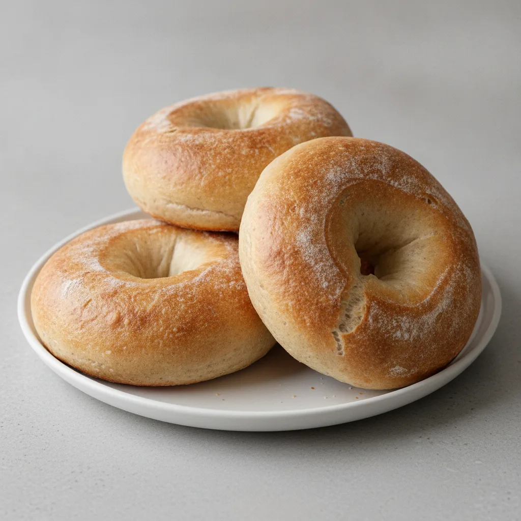 Sourdough Plain Bagels Sourdough Plain Bagels