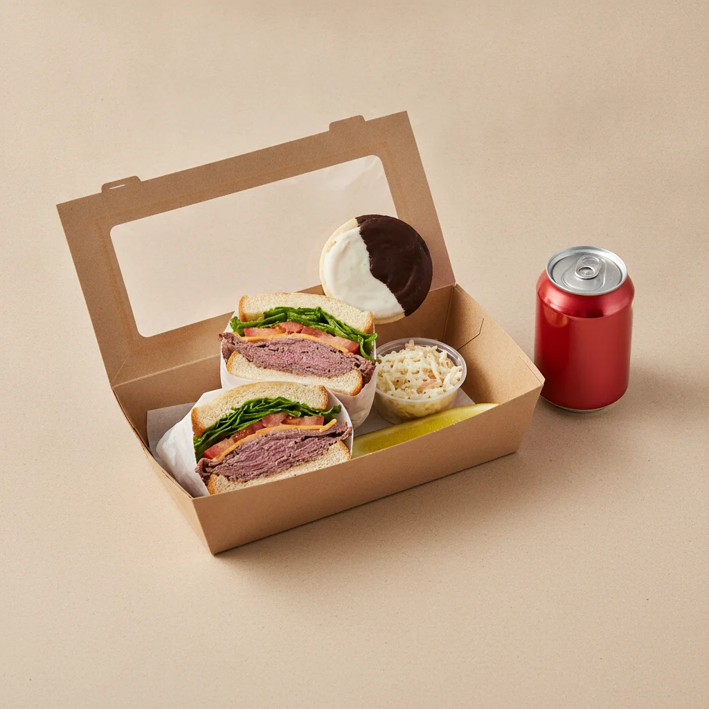 Sandwich Boxed Lunch — The RB Prime Sandwich / Regular Soda Sandwich Boxed Lunch — The RB Prime Sandwich / Regular Soda