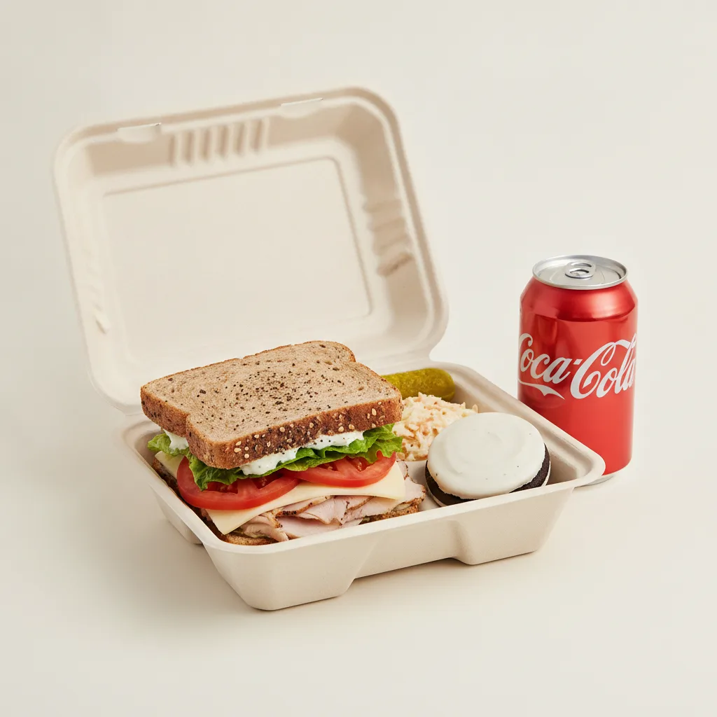 Sandwich Boxed Lunch — The Tribeca Sandwich / Regular Soda Sandwich Boxed Lunch — The Tribeca Sandwich / Regular Soda