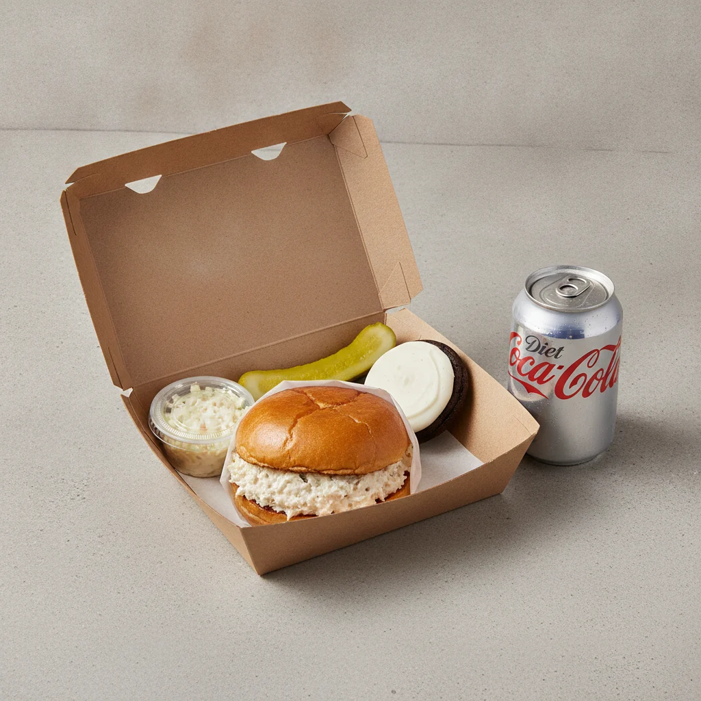 Sandwich Boxed Lunch — Zucker's Classic Whitefish Salad Sandwich / Diet Soda Sandwich Boxed Lunch — Zucker's Classic Whitefish Salad Sandwich / Diet Soda