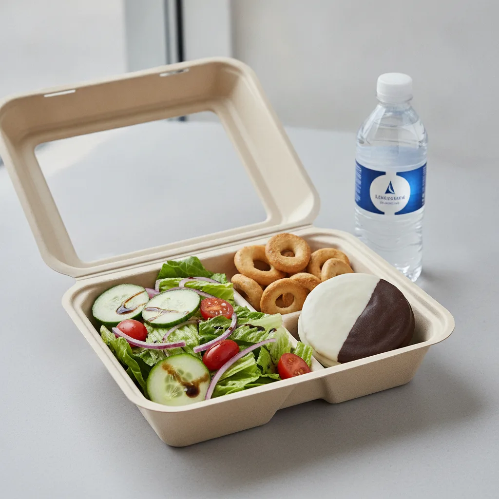 Garden Salad Boxed Lunch — Balsamic Vinegar & Olive Oil / Black & White Cookie / Bottled Water Garden Salad Boxed Lunch — Balsamic Vinegar & Olive Oil / Black & White Cookie / Bottled Water
