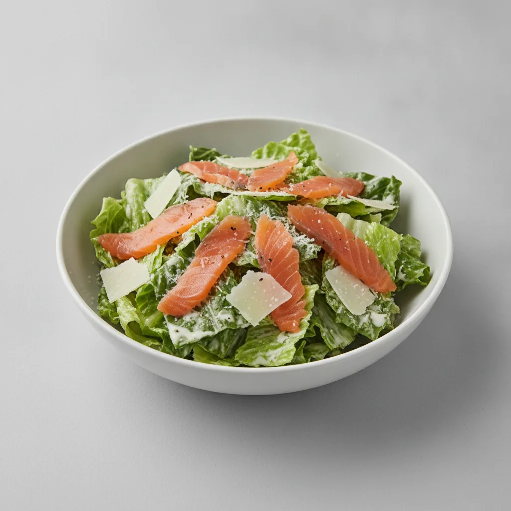 Caesar Salad With Smoked Salmon Caesar Salad With Smoked Salmon