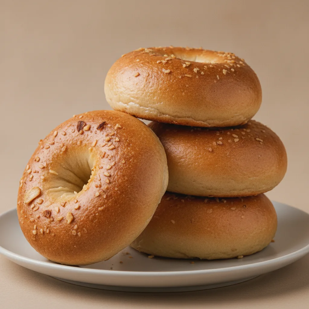 Garlic Bagels Garlic Bagels