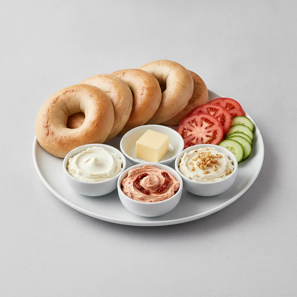 Bagels and Schmears - Bialy Bagels and Cream Cheeses Bagels and Schmears - Bialy Bagels and Cream Cheeses