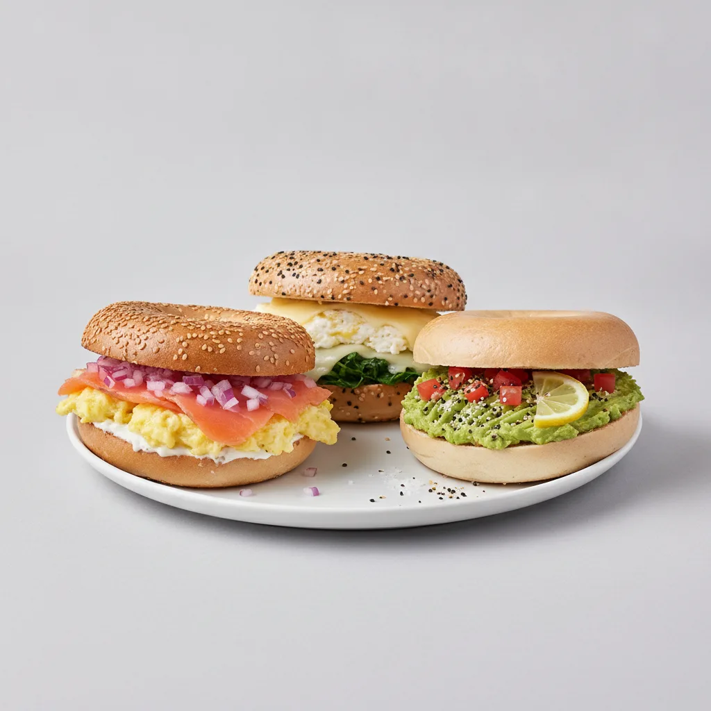 Breakfast Bagel Sandwich Platter - Lexington, Avocado Toast, Leo Breakfast Bagel Sandwich Platter - Lexington, Avocado Toast, Leo