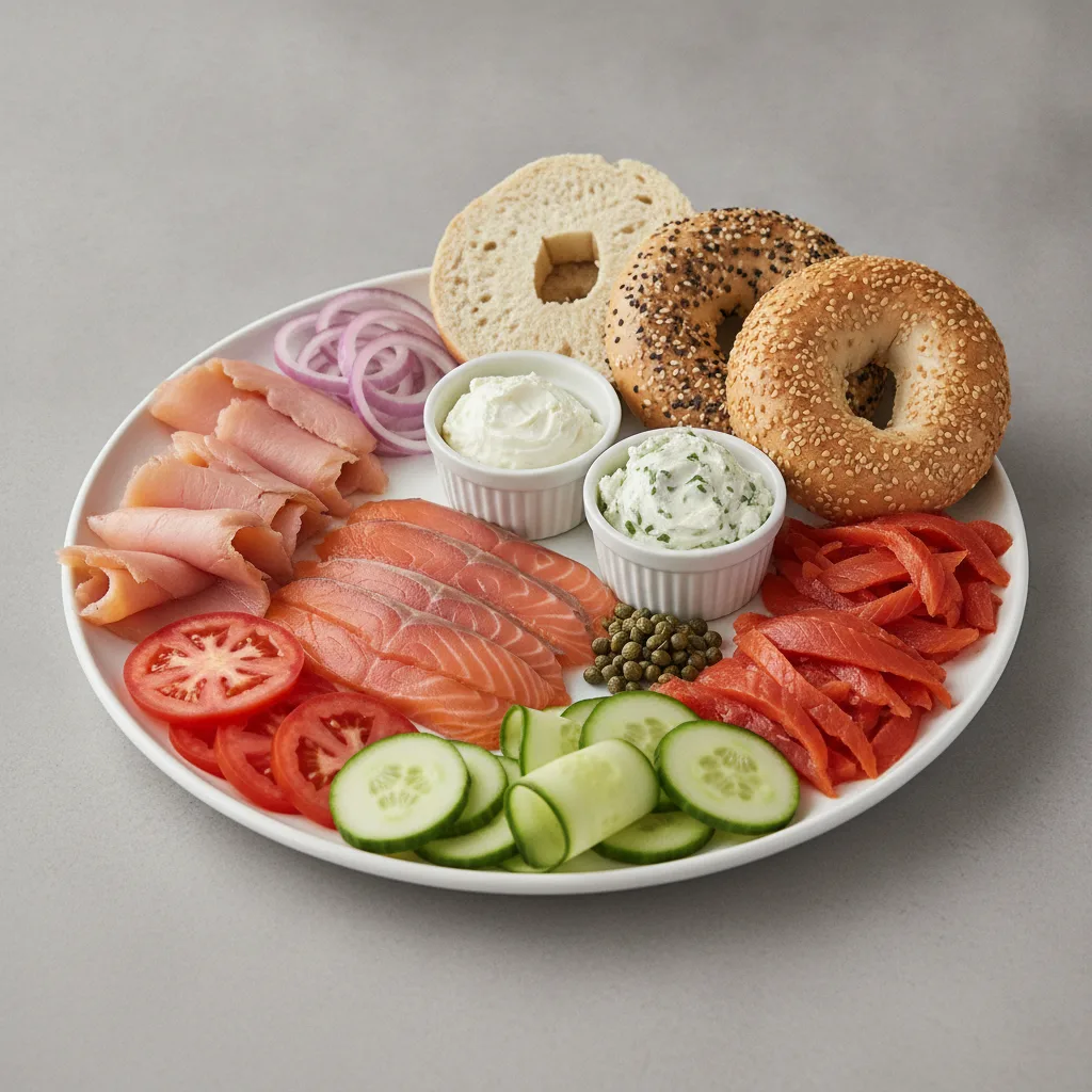 Smoked Salmon Platter - Belly Lox, Scottish Salmon, Wild Coho Smoked Salmon Platter - Belly Lox, Scottish Salmon, Wild Coho