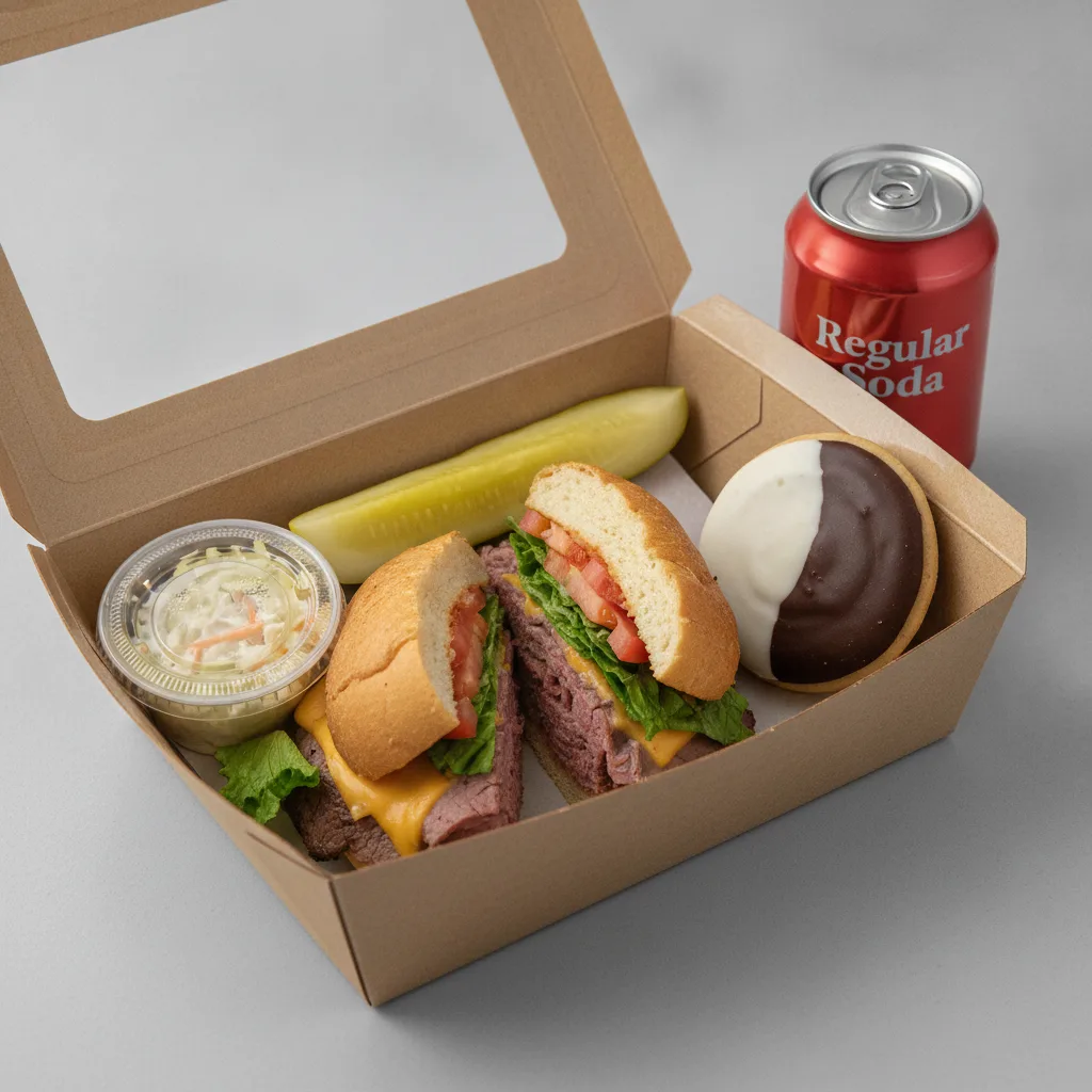 Sandwich Boxed Lunch — The RB Prime Sandwich / Regular Soda Sandwich Boxed Lunch — The RB Prime Sandwich / Regular Soda