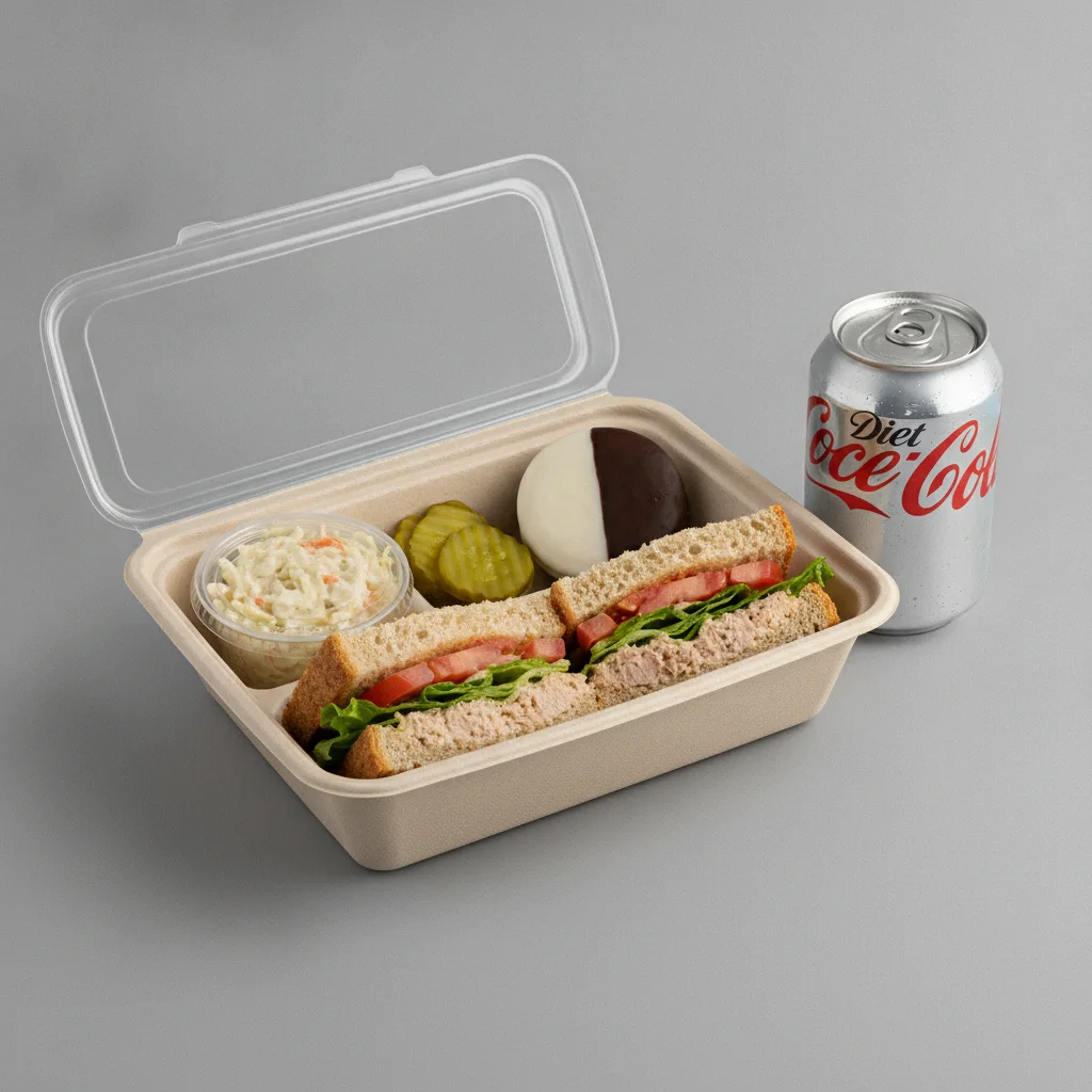 Sandwich Boxed Lunch — The Old-School Tuna Sandwich / Diet Soda Sandwich Boxed Lunch — The Old-School Tuna Sandwich / Diet Soda