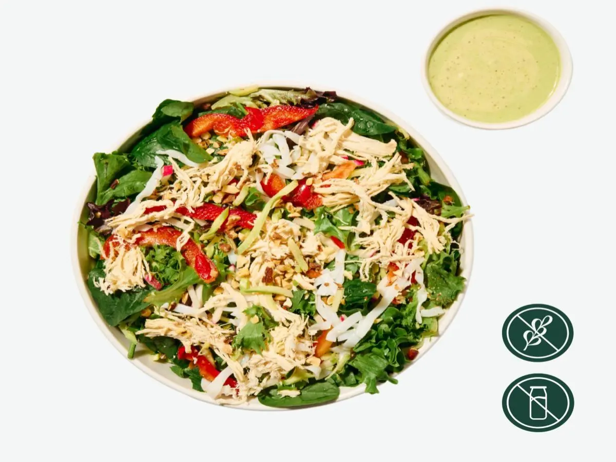 Green Curry Noodle Bowl with Chicken