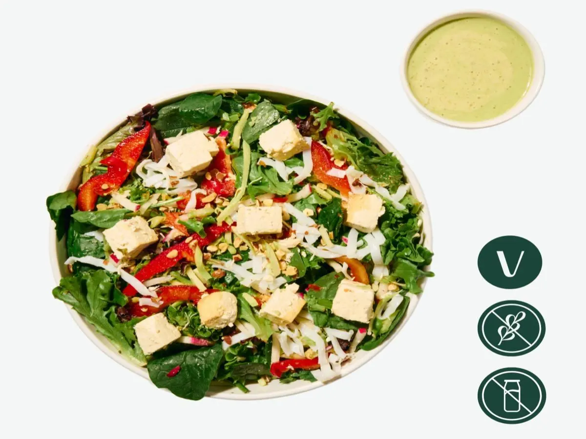 Green Curry Noodle Bowl with Tofu