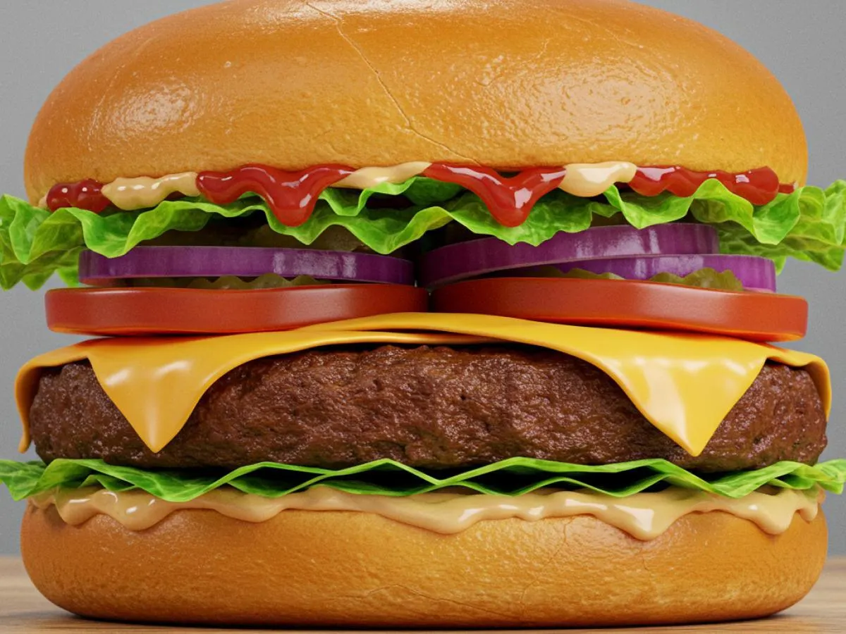 Gluten-Free Impossible Burger with Cheese