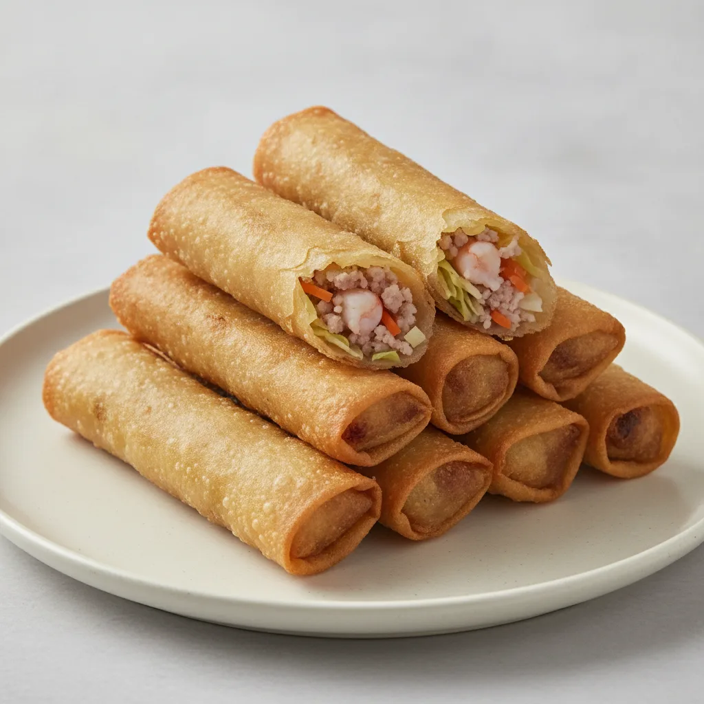 Shrimp & Pork Spring Rolls Shrimp & Pork Spring Rolls