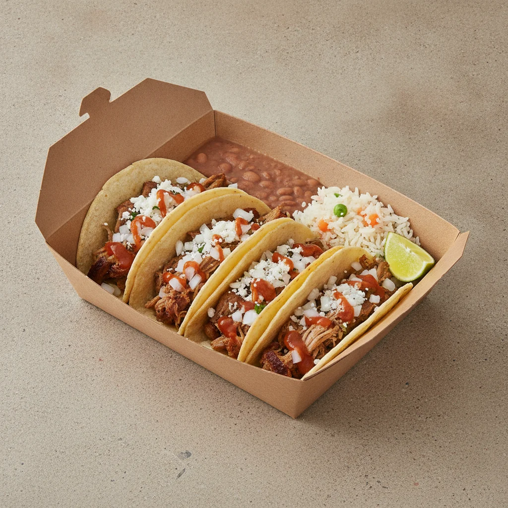 Carnitas Street Taco Boxed Meal Carnitas Street Taco Boxed Meal