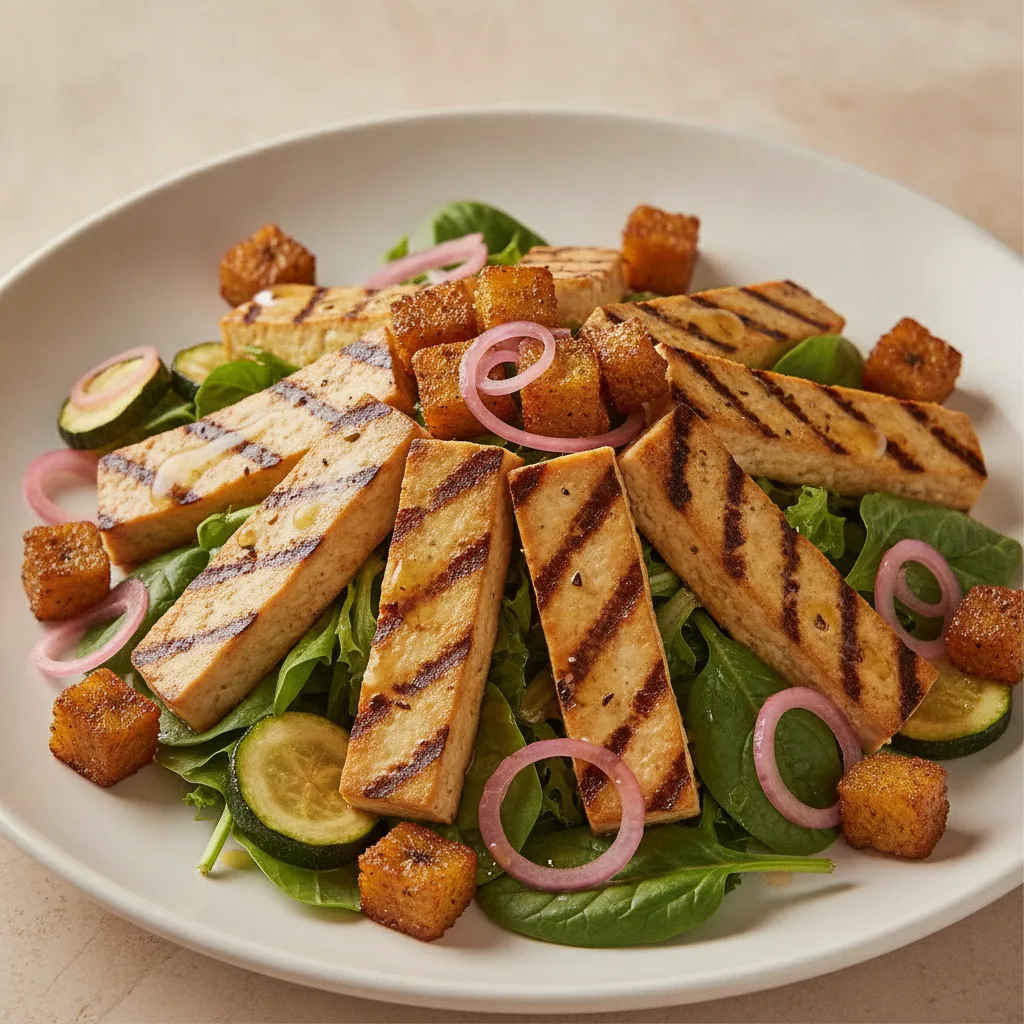 Grilled Tofu Salad Grilled Tofu Salad