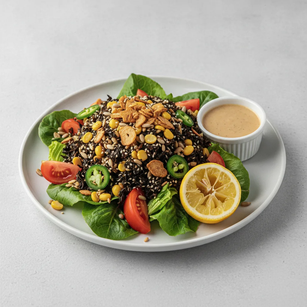 Tea Leaf Salad with Romaine - Vegan (NO NUTS) Tea Leaf Salad with Romaine - Vegan (NO NUTS)