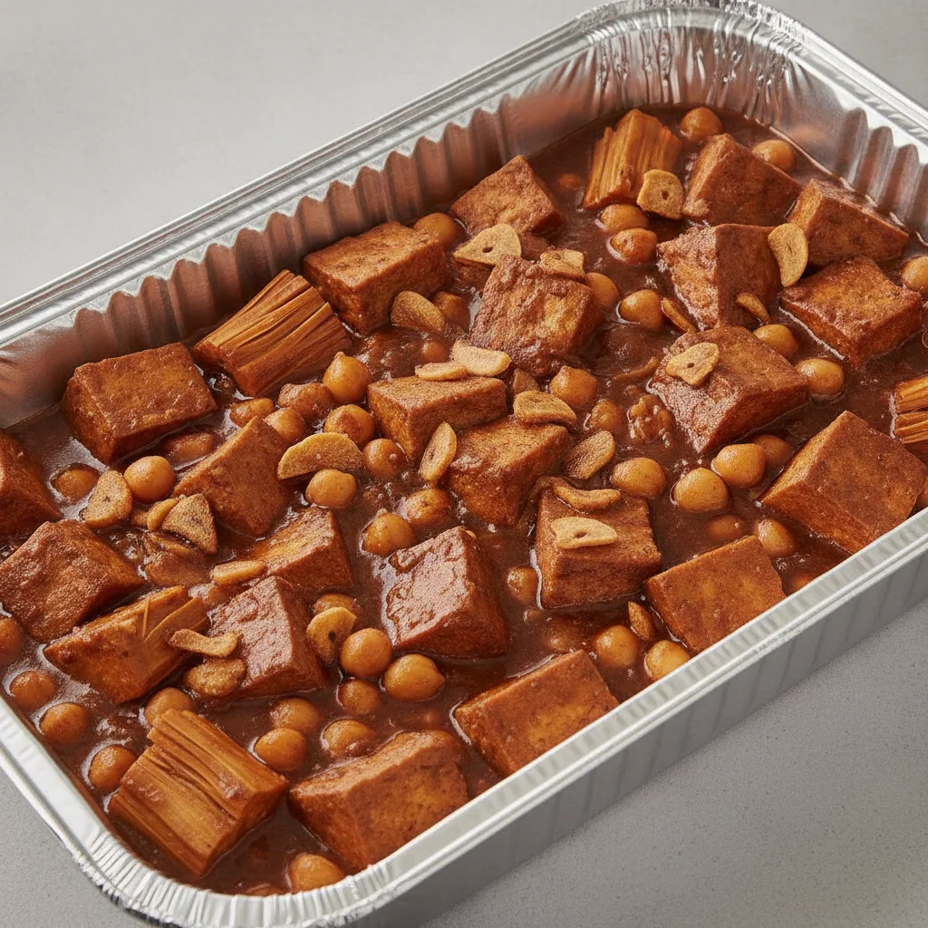 Jackfruit and Tofu Adobo (Half Tray) Jackfruit and Tofu Adobo (Half Tray)