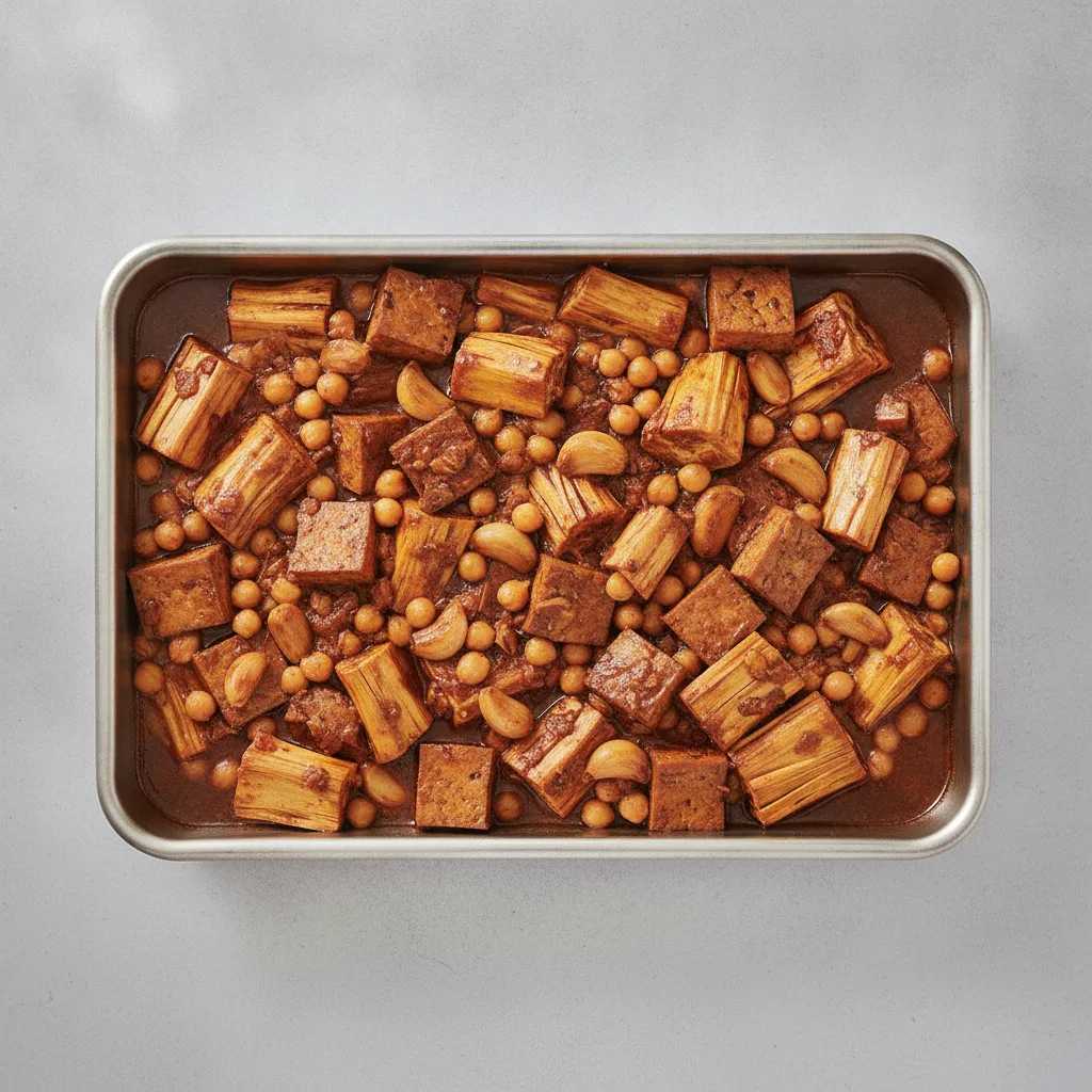 Jackfruit and Tofu Adobo (Full Tray) Jackfruit and Tofu Adobo (Full Tray)