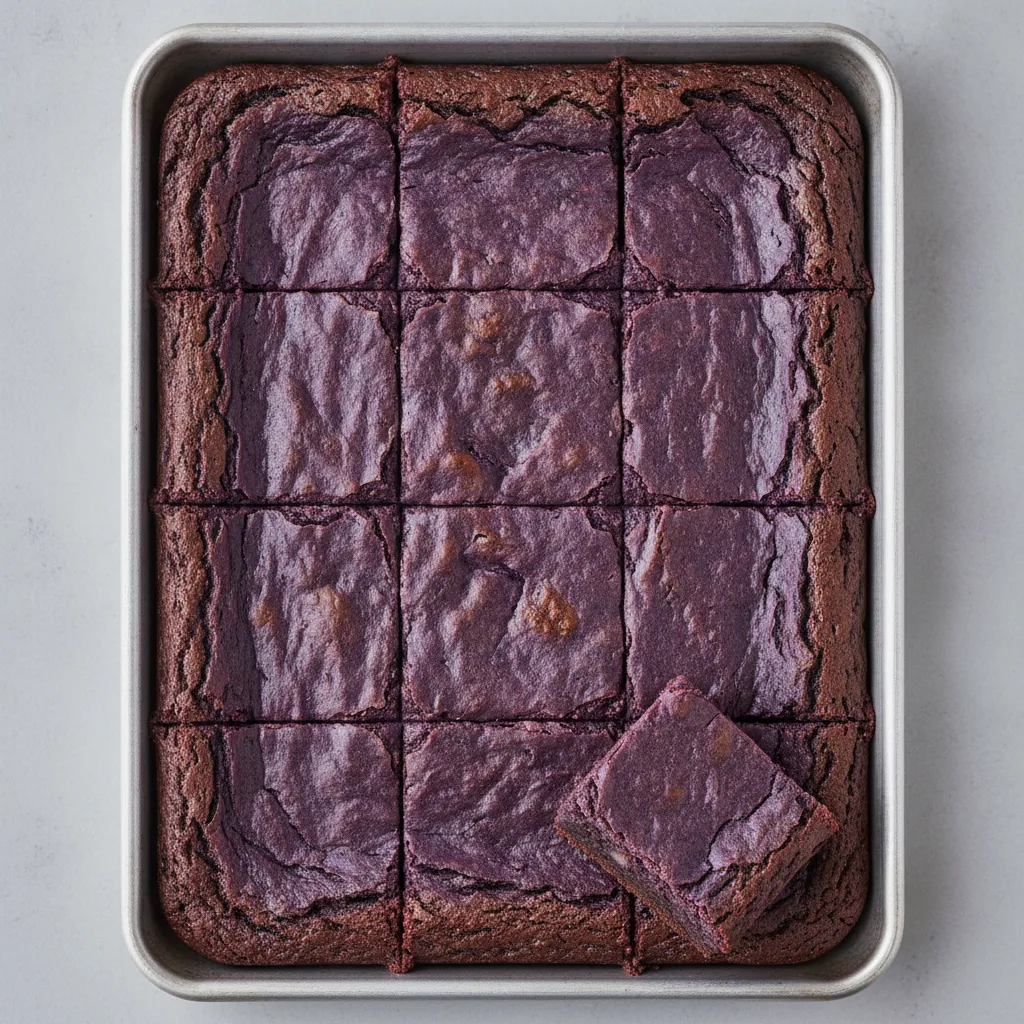Ube Mochi Brownies (Full Tray) Ube Mochi Brownies (Full Tray)
