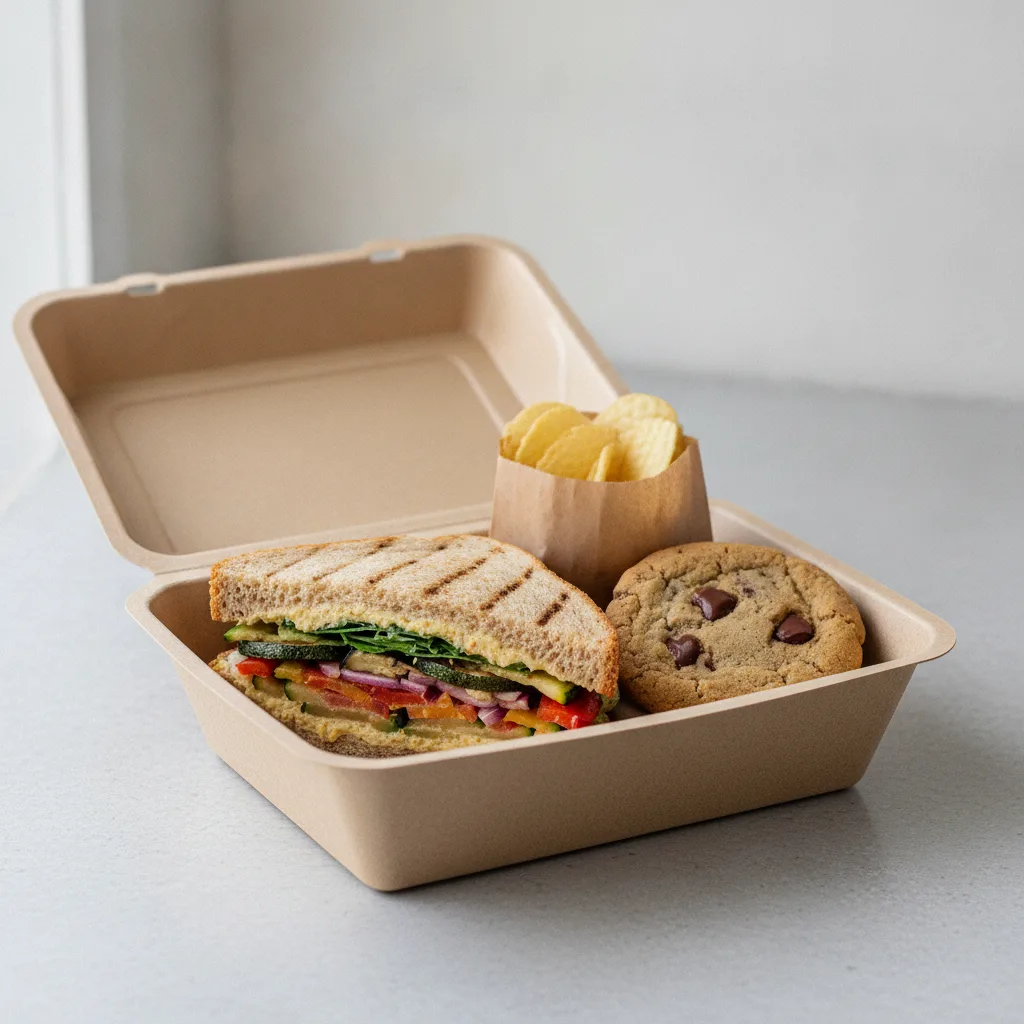 Sandwich Boxed Lunch with Vegetarian Grilled Veggie Sandwich, Chips
