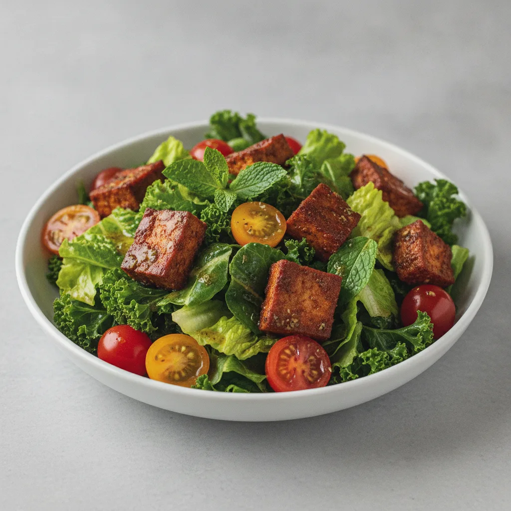 Fake Chicken Salad Meal (NO Cheese) - Herb Vinaigrette Fake Chicken Salad Meal (NO Cheese) - Herb Vinaigrette