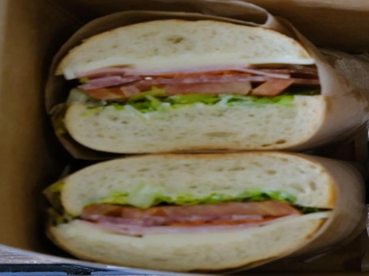 Sandwich Boxed Lunch with Italian Sub, Fruit Cup