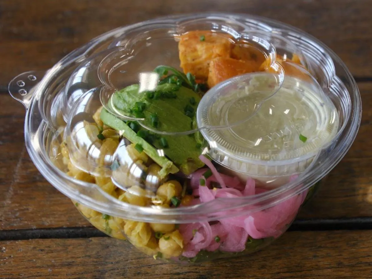 Salad Boxed Lunch with Garden Bowl, Grilled Shrimp