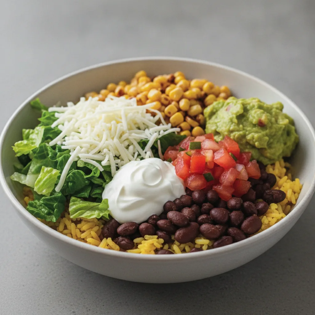 Vegetarian Burrito Bowl Vegetarian Burrito Bowl