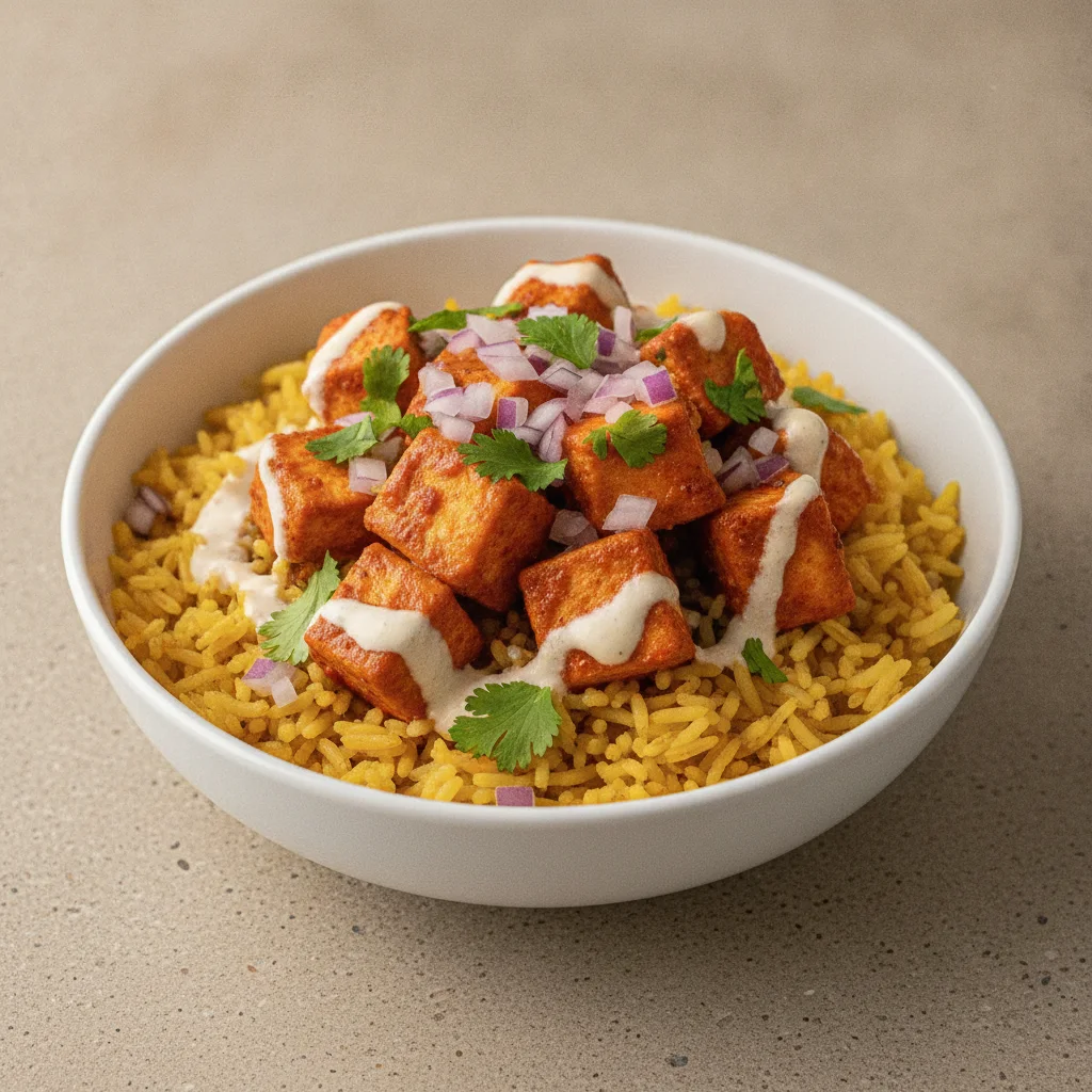 Lemon Chili Chicken Rice Bowl