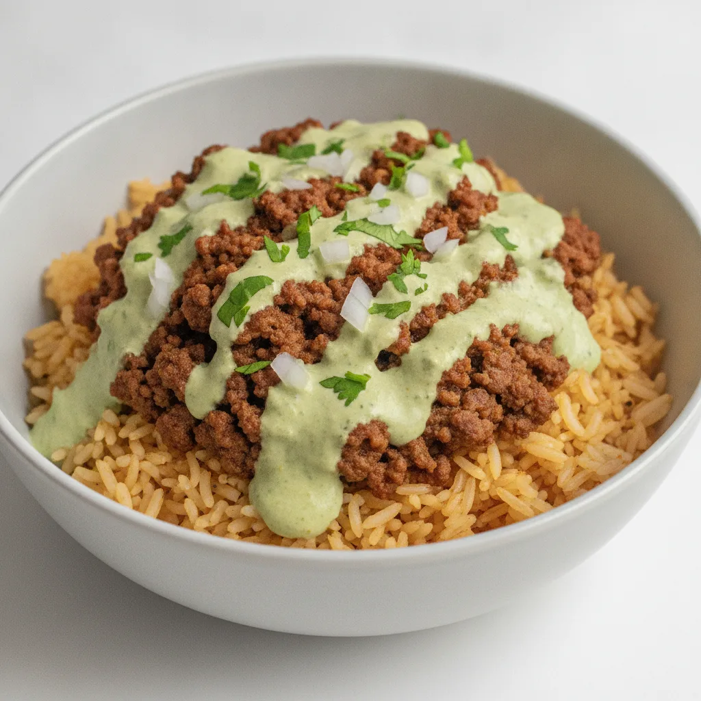 Chipotle Keema Rice Bowl
