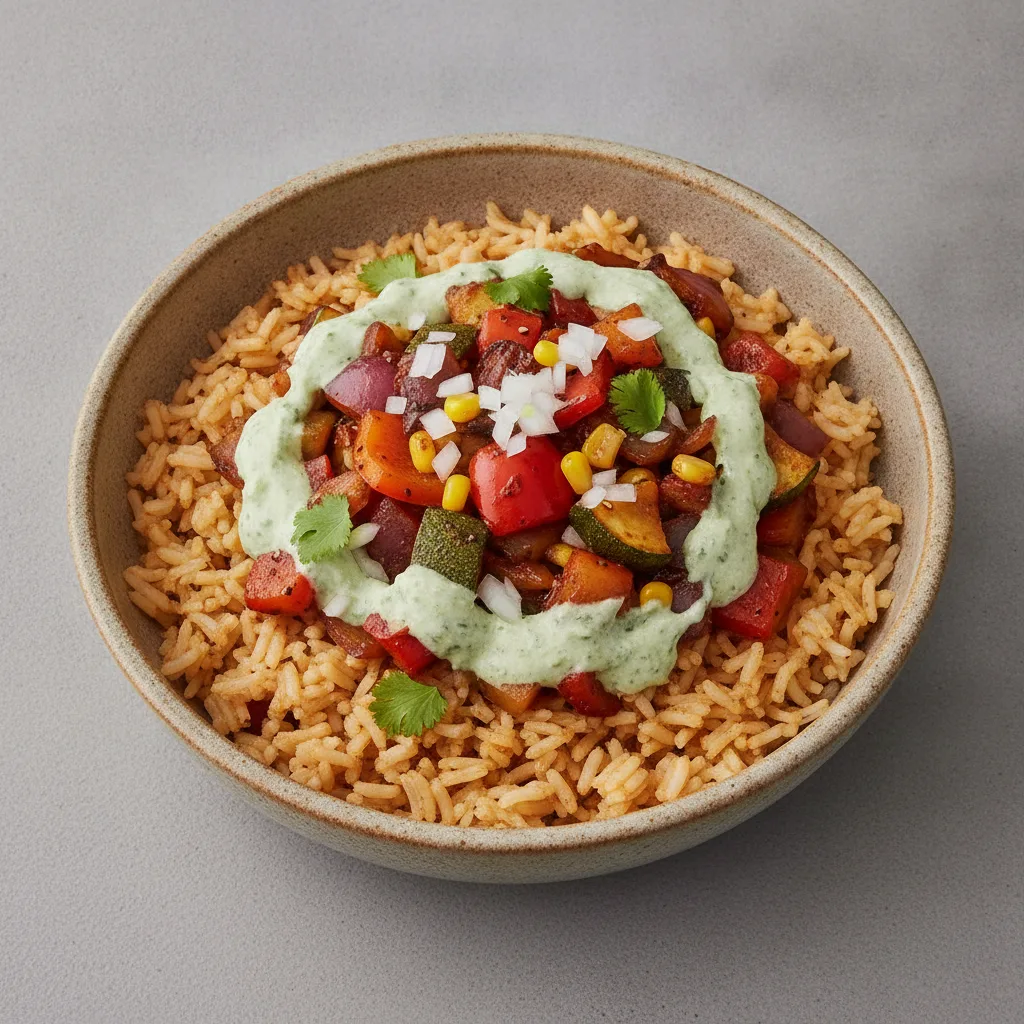Chipotle Veggie Rice Bowl (Vegan)