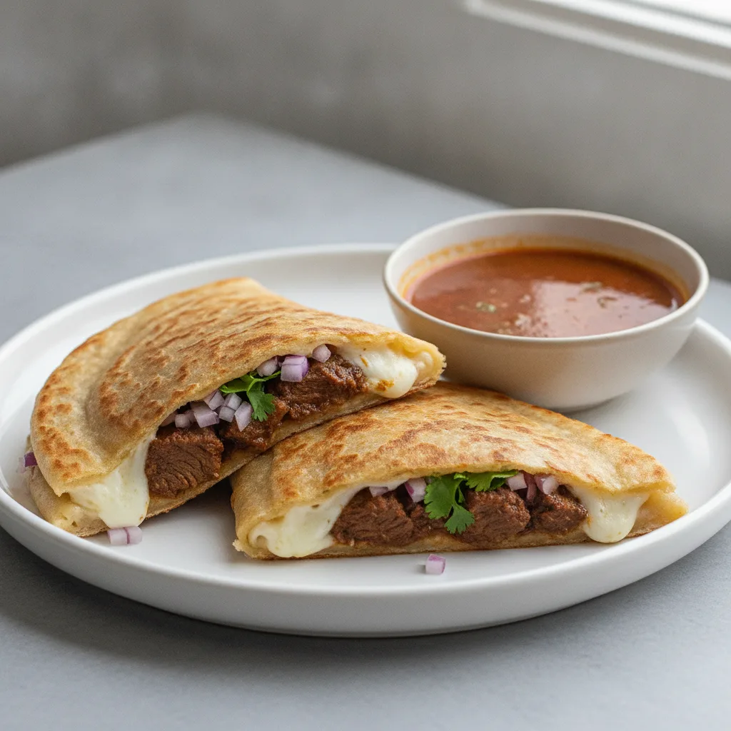 Nihari Birria Paratha Quesadilla