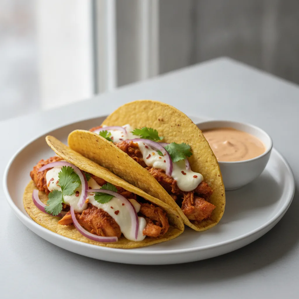 2 Lemon Chili Chicken Corn Tortilla Tacos