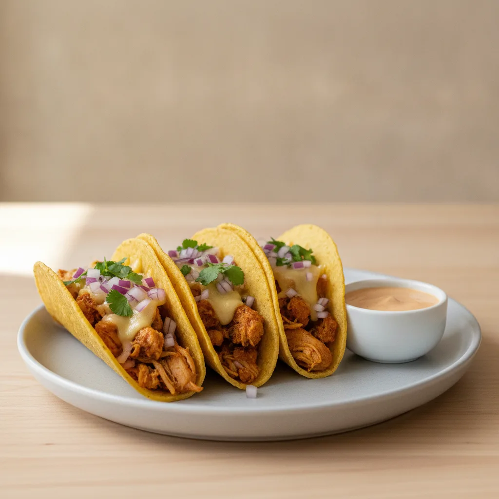 3 Lemon Chili Chicken Corn Tortilla Tacos