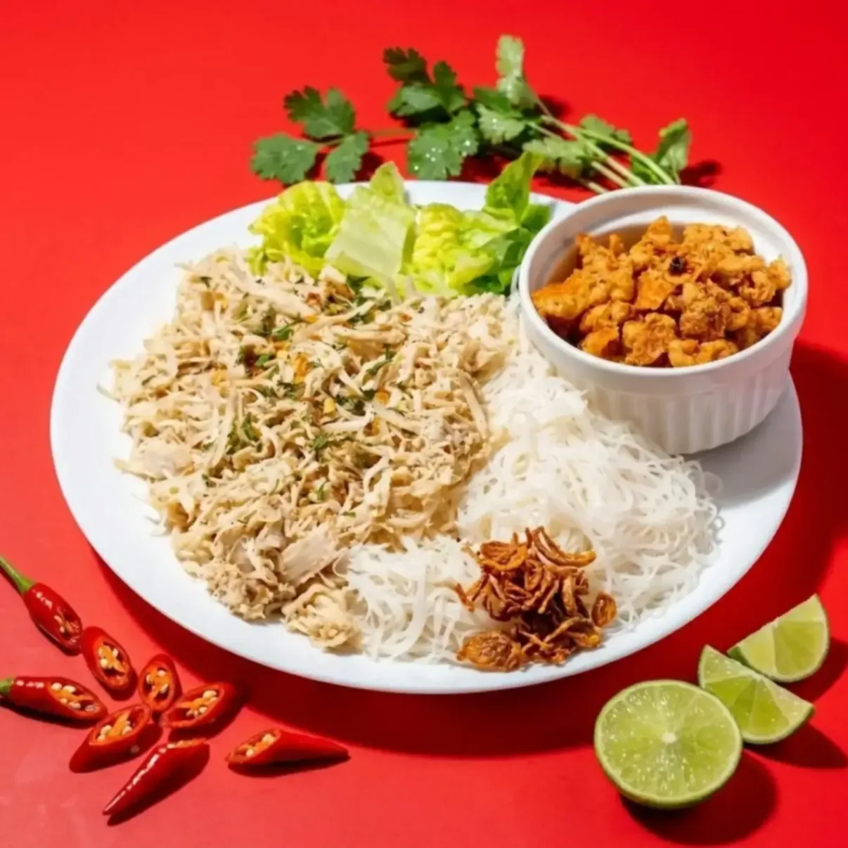 Shredded Chicken Noodles (Dry)