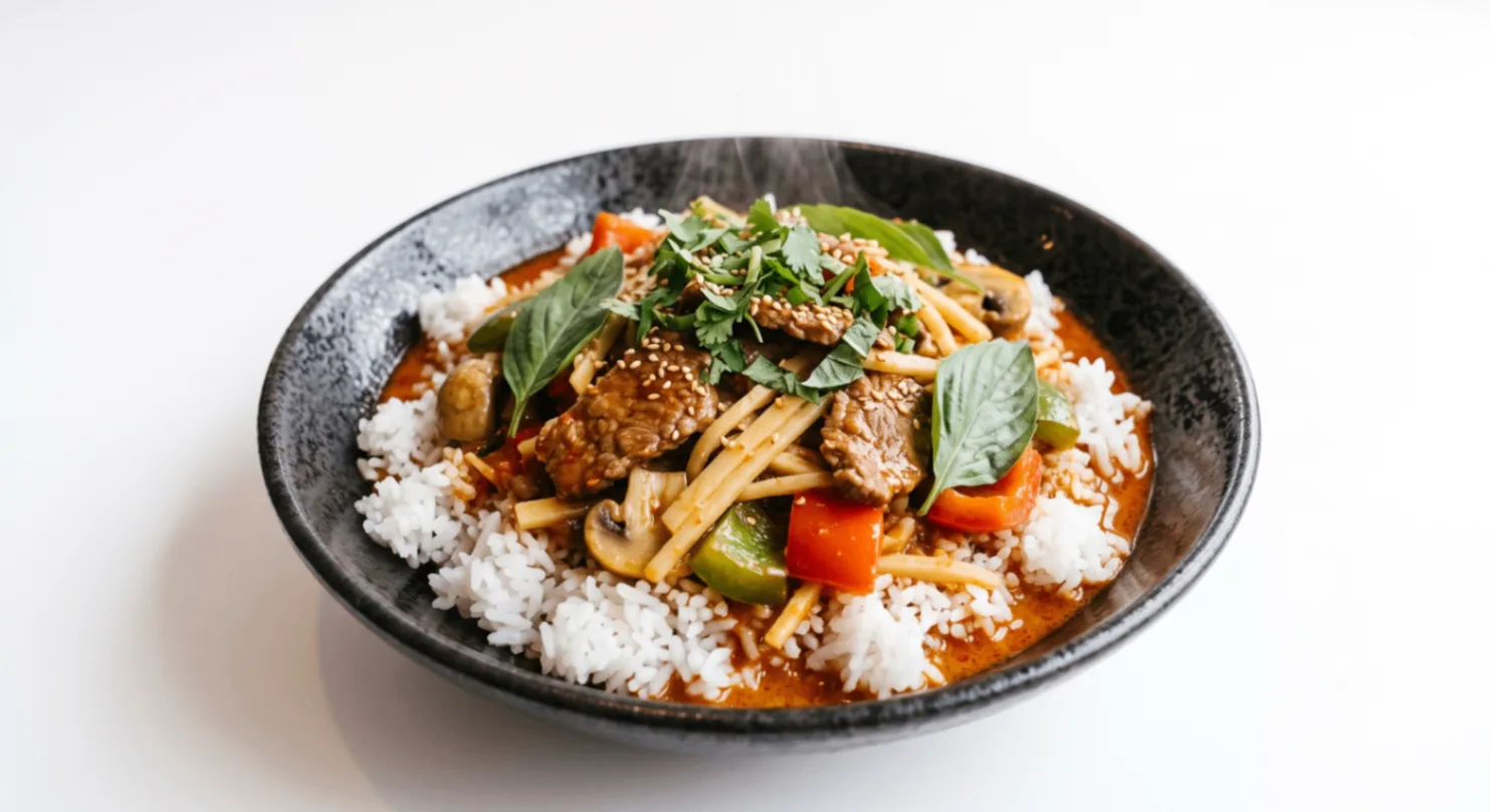 Red Curry with Beef [16oz]