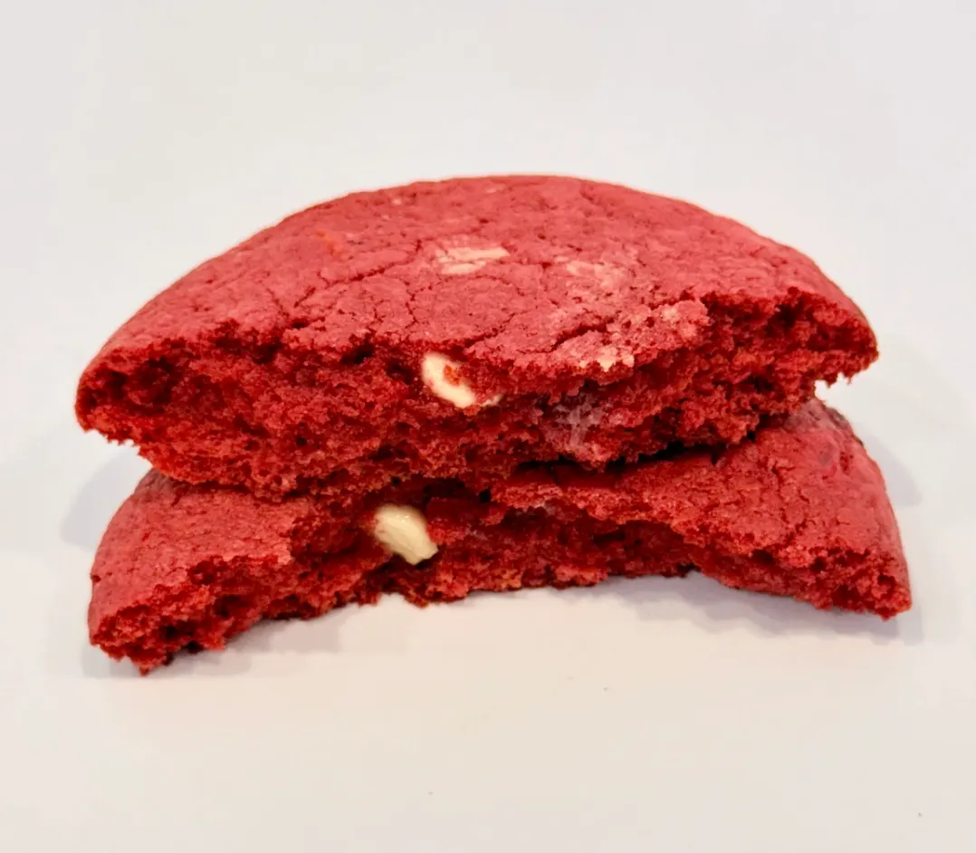 Red Velvet White Chocolate Chip Cookie