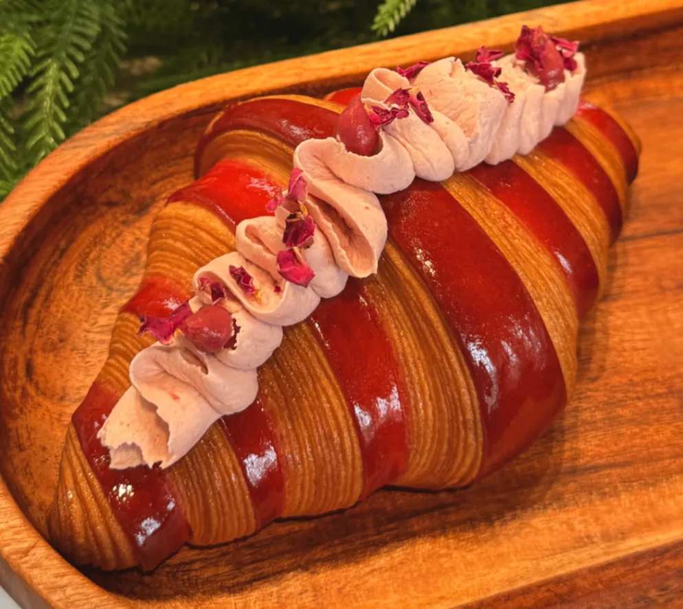 Raspberry Croissant