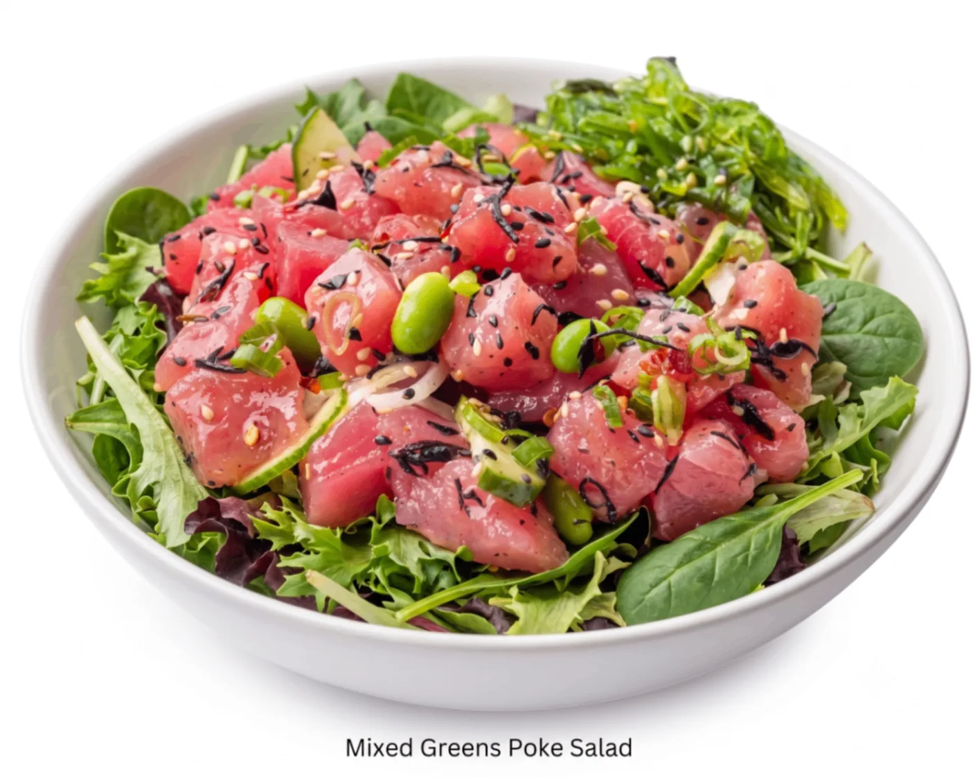 Regular Hawaiian Ahi over Salad