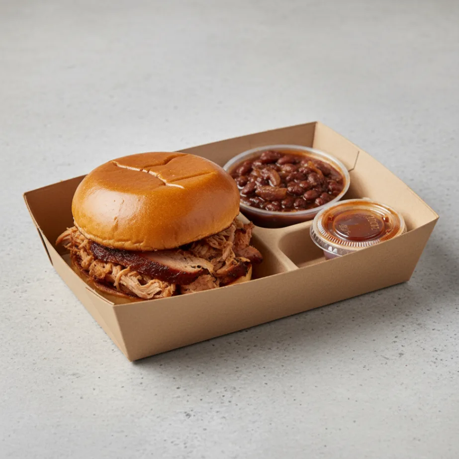 The Sandwich Lunch Box with Smoked Chicken (Dairy-Free) and BBQ Beans