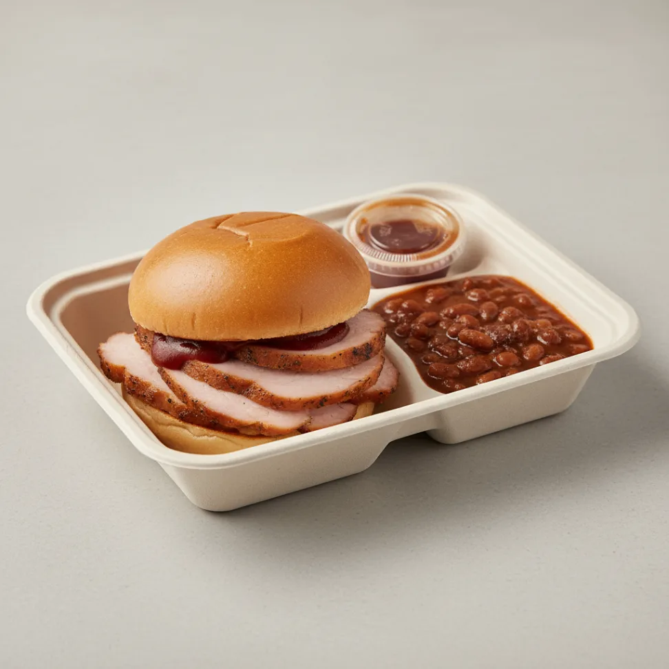 The Sandwich Lunch Box with Smoked Turkey (Dairy-Free) and BBQ Beans