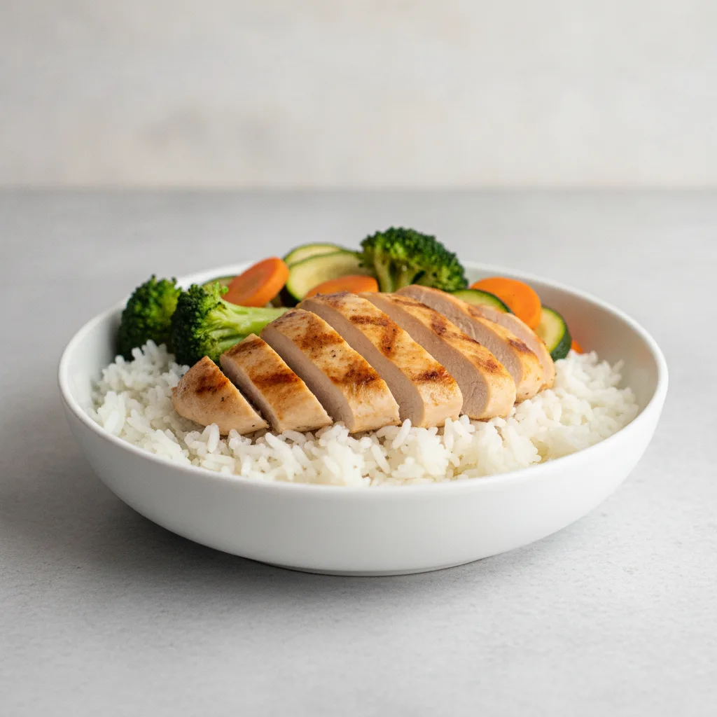 Gluten-free Chicken Veggie Bowl