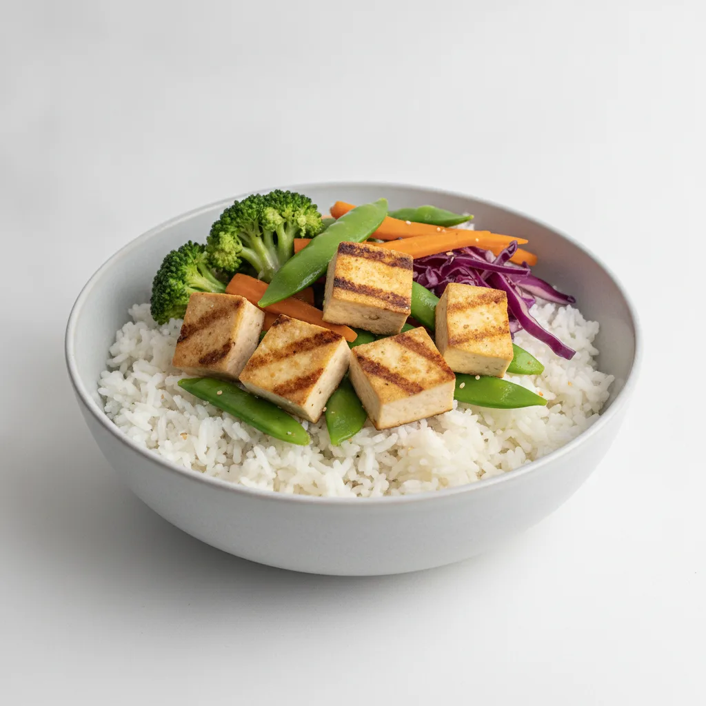Gluten-free Tofu Veggie Bowl