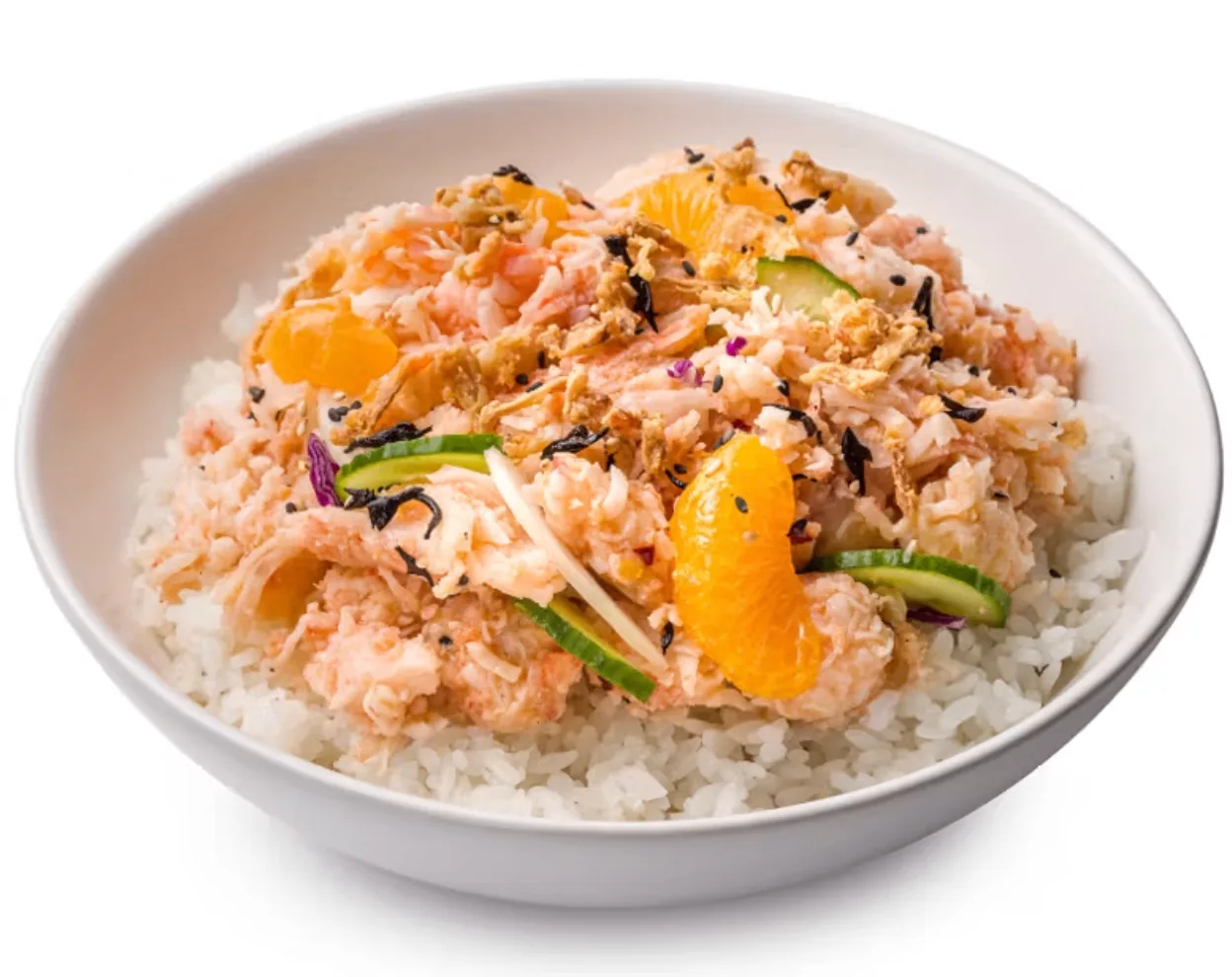 Luxe Lobster Bowl Combo (Regular) — White Rice / Garlic Spam Musubi