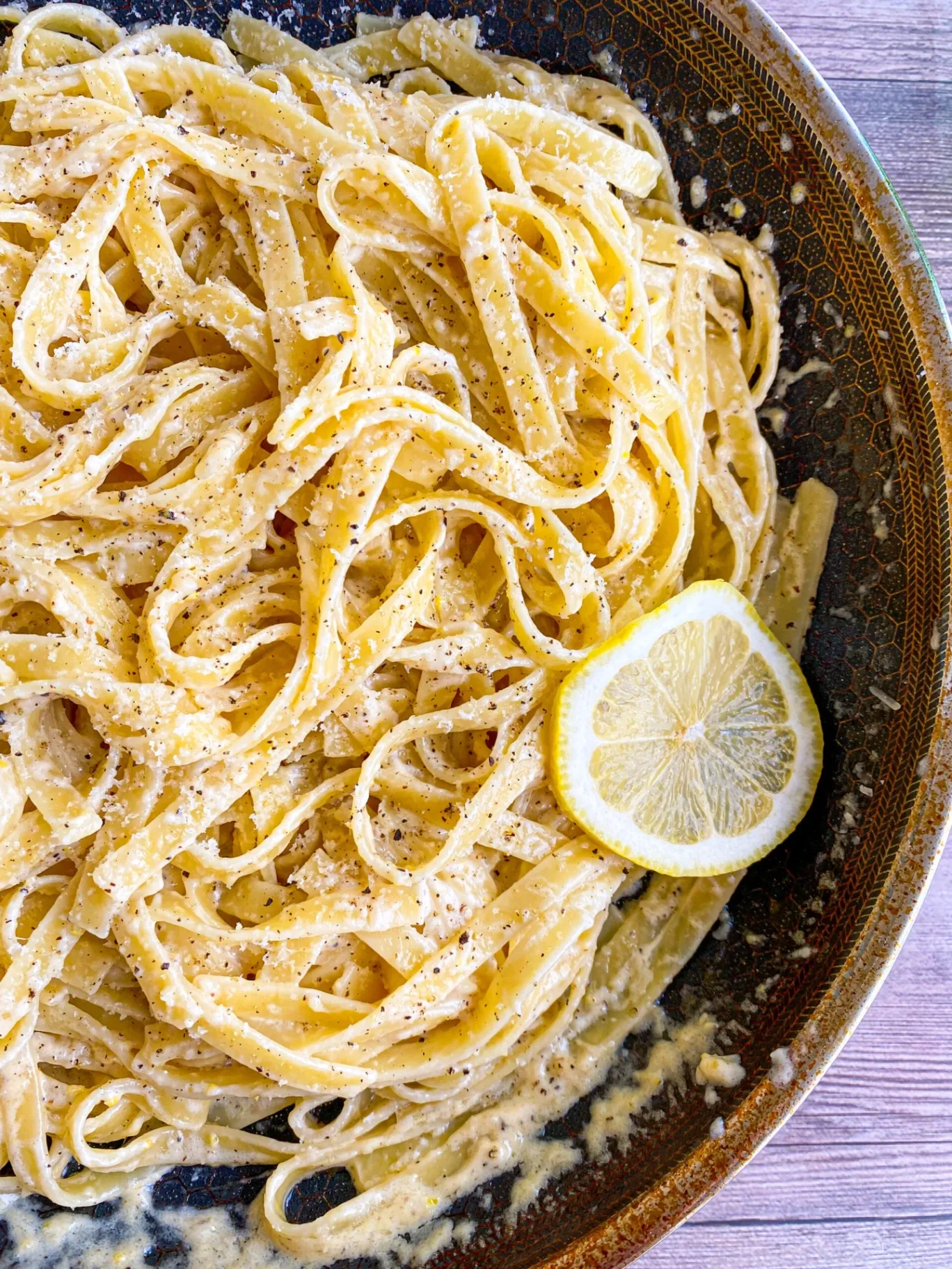 Lemon Fettuccine Pasta