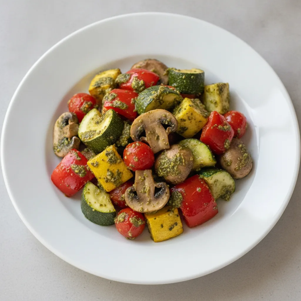 Pesto Roasted Veggies Pesto Roasted Veggies