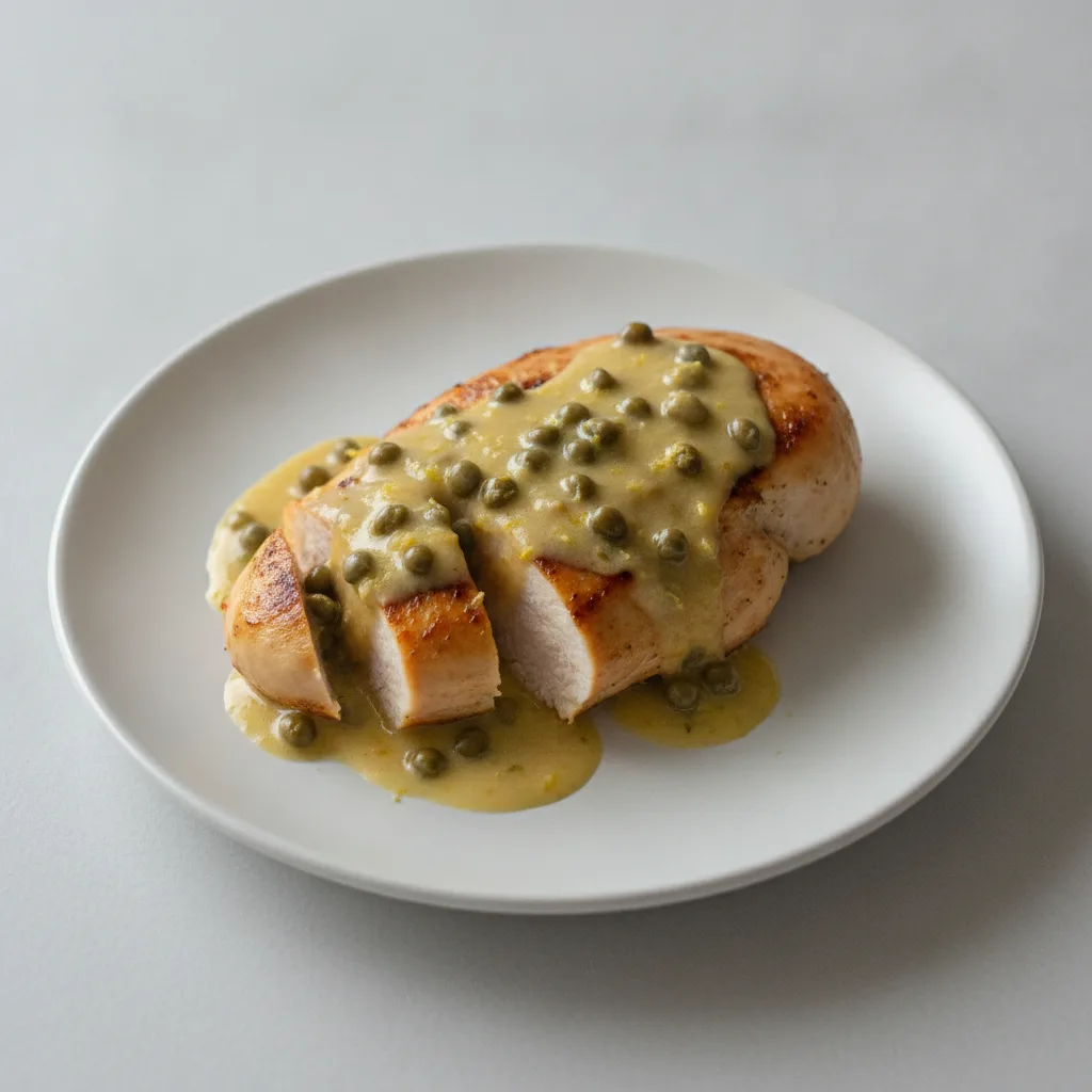 Grilled Chicken Breast with Lemon-Caper Sauce Grilled Chicken Breast with Lemon-Caper Sauce